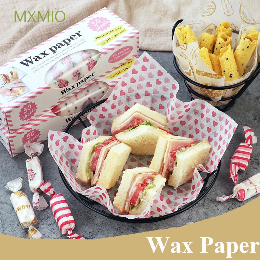 Set 50 Giấy Dầu Gói Bánh Mì Tiện Lợi