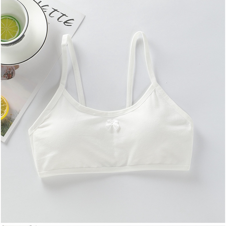 Áo lót/ Bra học sinh cotton có mút thoáng mát loại đẹp