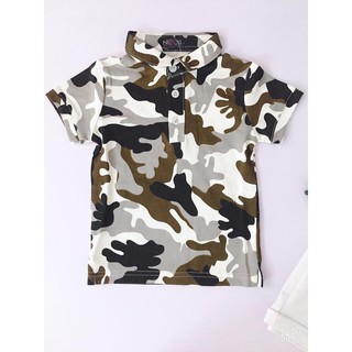 Freeship 99k TQ_Áo thun polo rằn ri cho bé trai