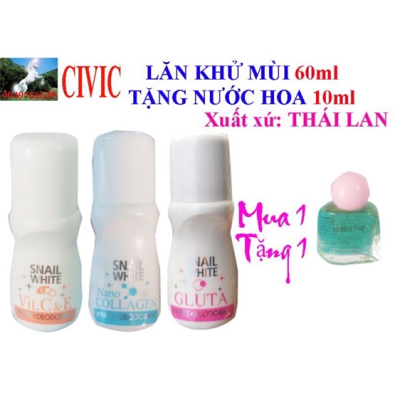 Lăn khử mùi Ốc sên làm mờ thâm