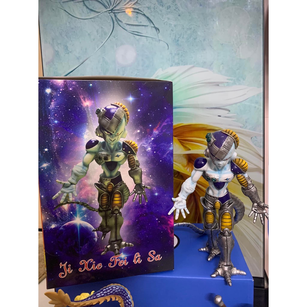 Super Saiyan cơ khí Frieza đổi màu sơn phiên bản nâng cao mô hình đứng hình đóng hộp