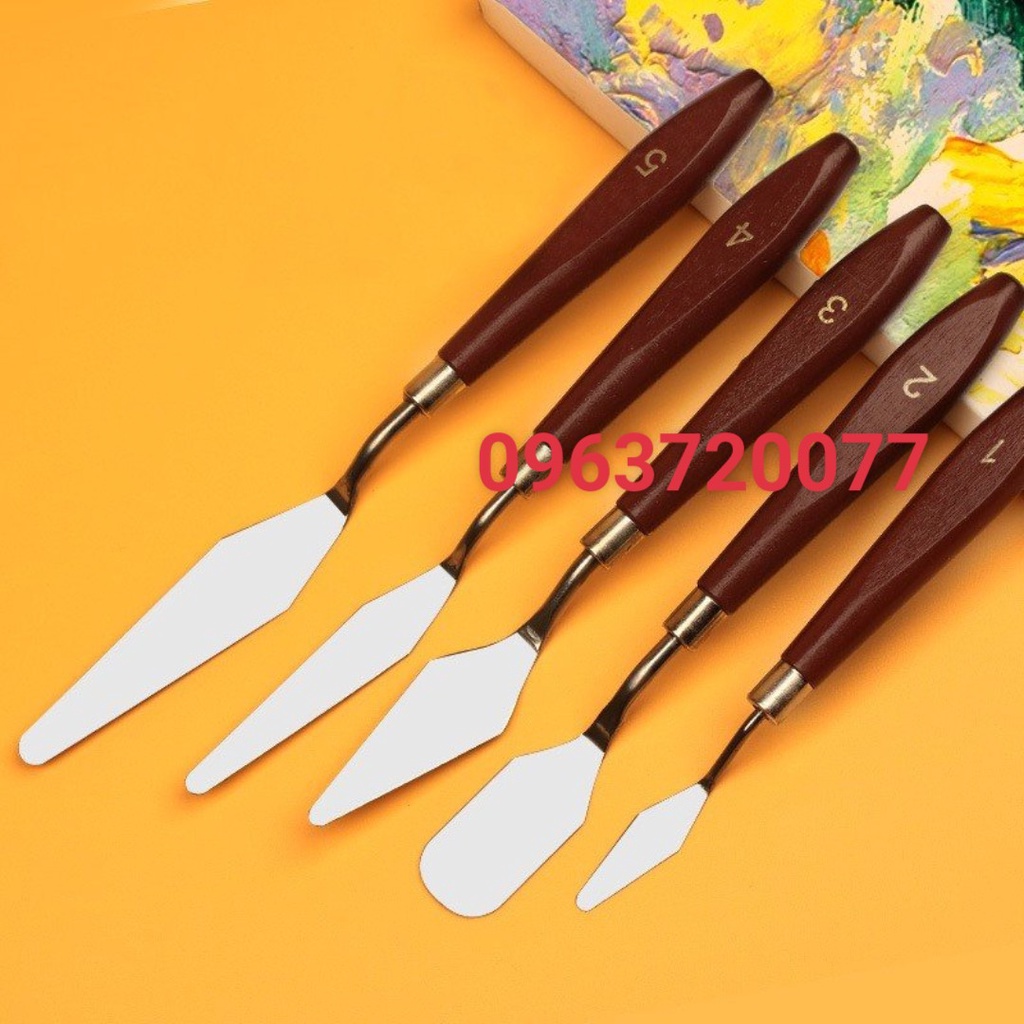 Bay pha màu acrylic, gouache, sơn dầu, bay trộn màu vẽ tranh nhiều size chuyên nghiệp