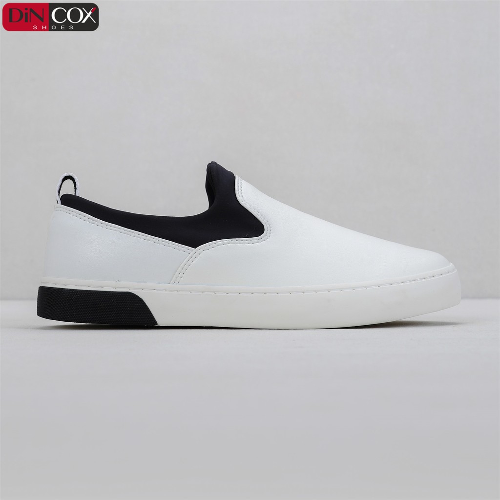 Giày Lười Nam DinCox 1909 White