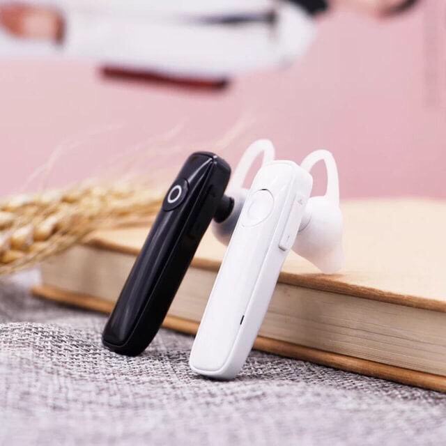 [SALE TẾT] Tai Nghe Bluetooth Không Dây Tai Màu Đen Kèm Mic Đàm Thoại Nghe Nhạc Wireless Headset M165 - Dells Store