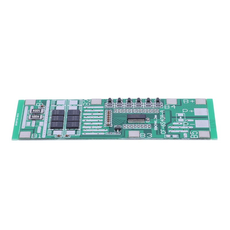 Bảng Mạch Bảo Vệ Pin Lithium 24V 6S 20A 18650 Li-Ion Bms Pcb Có Cân Bằng Cho Xe Điện Ebike