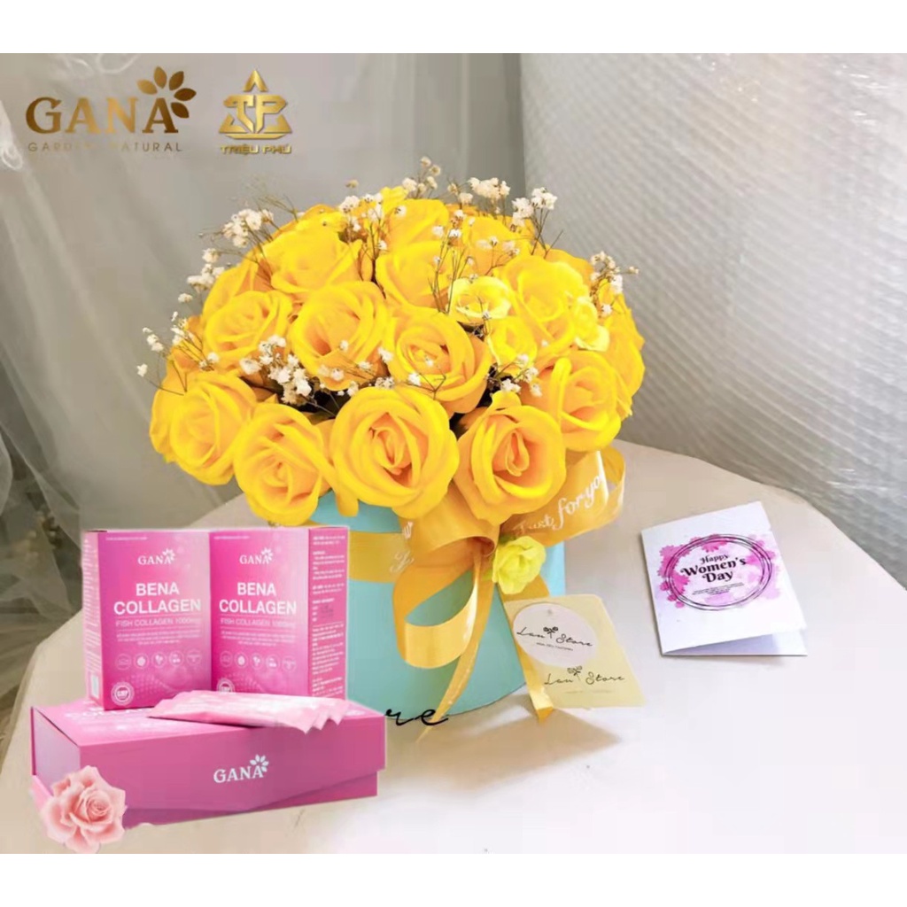 Bena collagen chính hãng - Giúp da trắng sáng căng bóng mịn màng