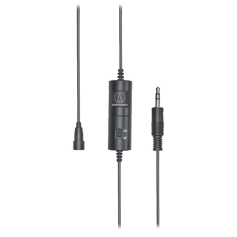 [Mã ELHACE giảm 4% đơn 300K] Micro Gài Áo Cho Máy Ảnh, Máy Quay Audio-Technica ATR3350XIS - Hàng Chính Hãng