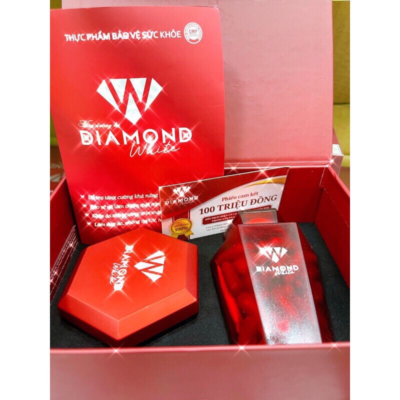 DIAMOND WHITE 💖 BEAUTY PLUS MỚI 2020 💖Mua 2 hộp tặng 1 sữa ong chúa