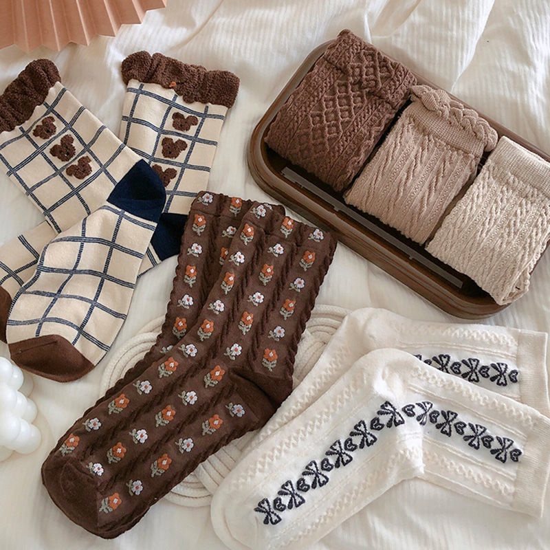 Vớ Cotton Thể Thao Cổ Vừa Thời Trang Mùa Hè Cho Nữ