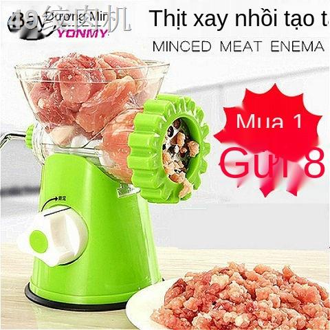 XMáy xay thịt thủ công Dương Minh đích thực nhồi xúc xích gia đình đa chức năng tay quay lợn băm nhỏ rau củ xào tỏi nghi