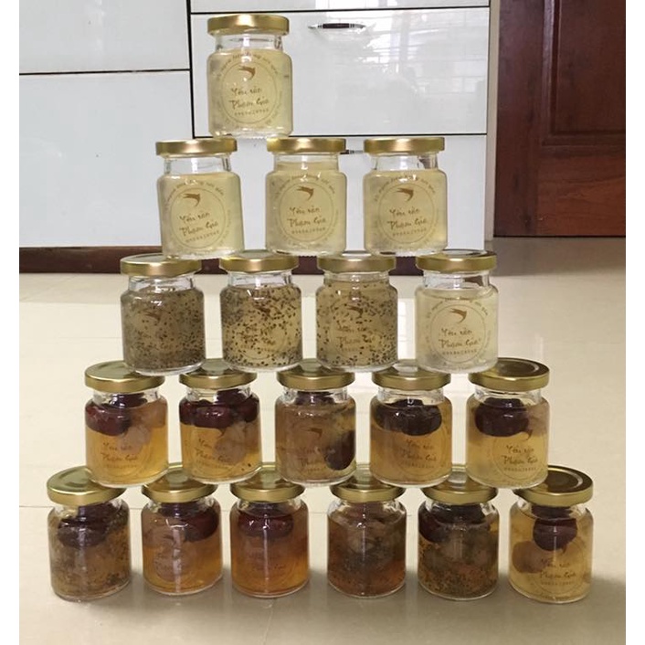 Nắp thiếc chai hũ thủy tinh phi 48mm - Dùng cho hũ yến chưng 75ml, chai từ 200ml - 1000ml