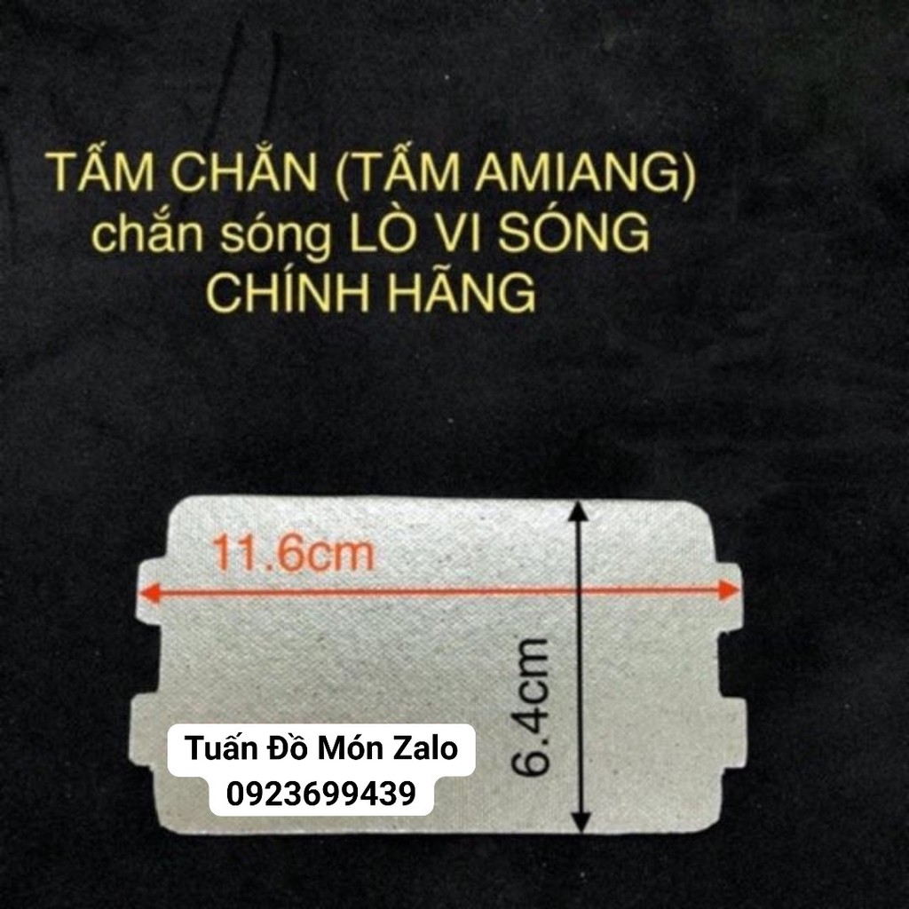 Tấm chắn (tấm Amiang) lò vi sóng [nhiều loại] phụ tùng linh kiện chính hãng