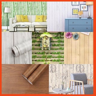 10m x 45cm rộng Giấy dán tường ( Giả gỗ ) - Vân đẹp ( nhiều mẫu mới )