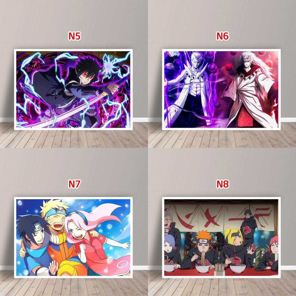 Tấm Postcard Cao Cấp Anime Naruto