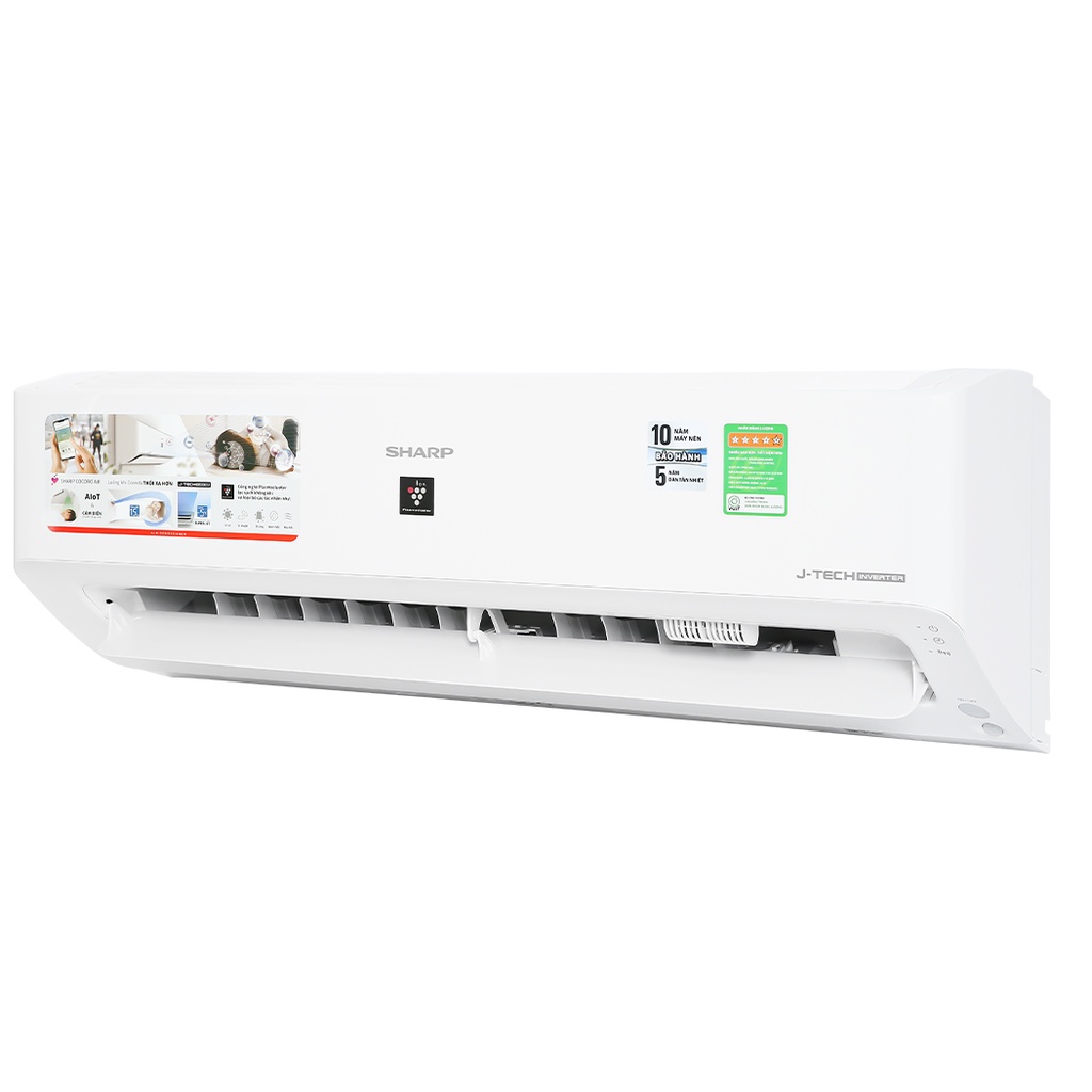 AH-XP13YHW -- MIỄN PHÍ CÔNG LẮP ĐẶT -- Máy lạnh Sharp Inverter 1.5 HP AH-XP13YHW