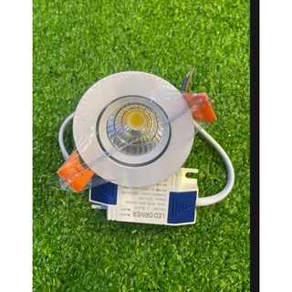 Đèn âm trần COB 3w, đèn mắt ếch 3w, chiếu điểm khoét lỗ 60