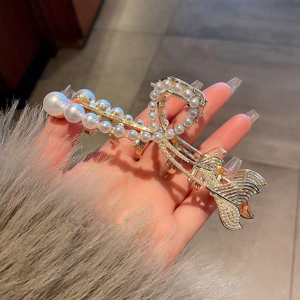 Kẹp Tóc Hình Cá Mập Phong Cách Vintage Thanh Lịch Cho Nữ