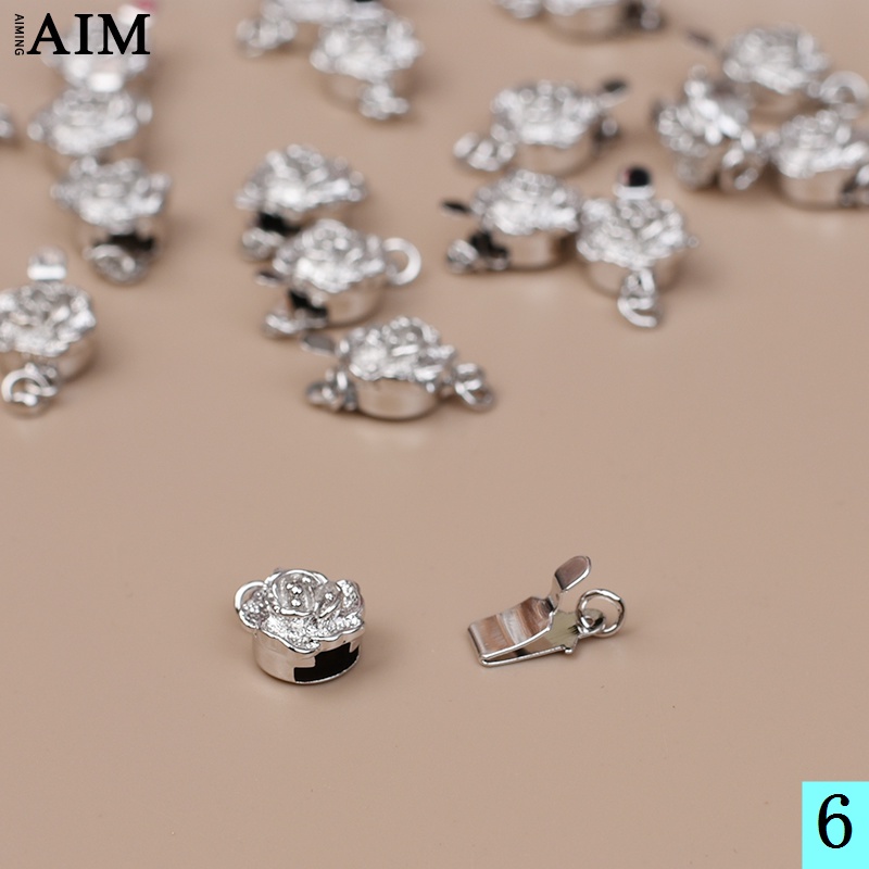 Phụ Kiện Móc Khóa Vòng Cổ Đính Ngọc Trai DIY