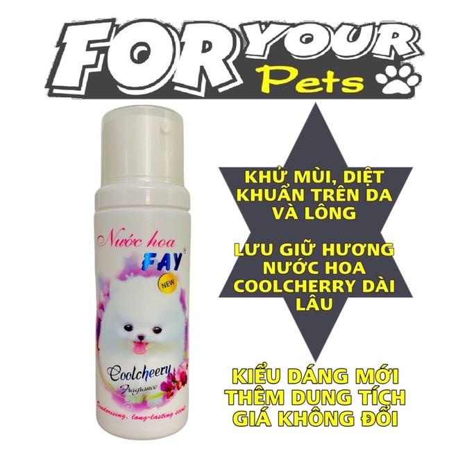 NƯỚC HOA CHO CHÓ MÈO HƯƠNG ENROSELY 90ML - FAY ENROSELY 90ML