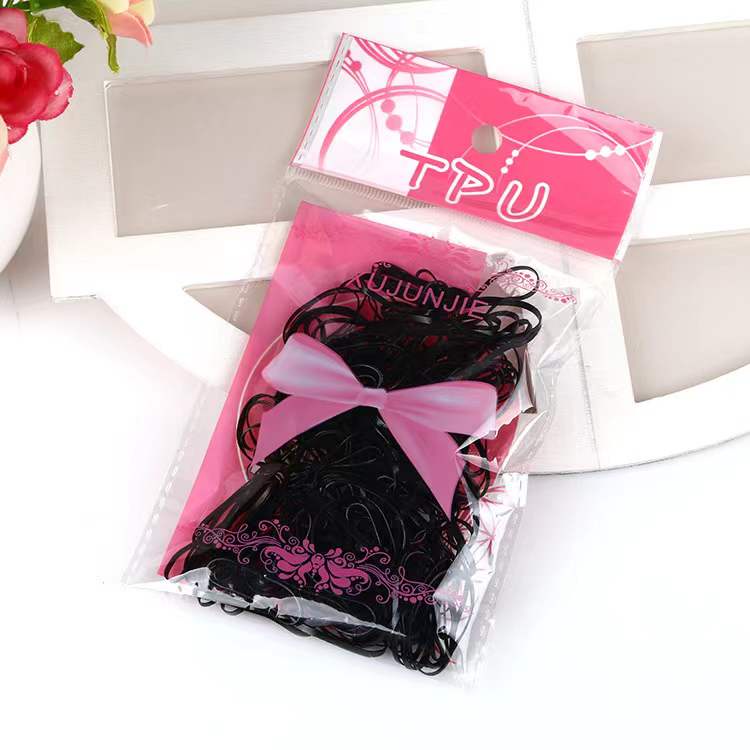 Set 100 Dây Thun Cột Tóc Nhiều Màu Thời Trang Cho Nữ