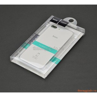 Ốp dẻo hoco trong cho iphone 7 plus / 8 plus tặng kính cường lực
