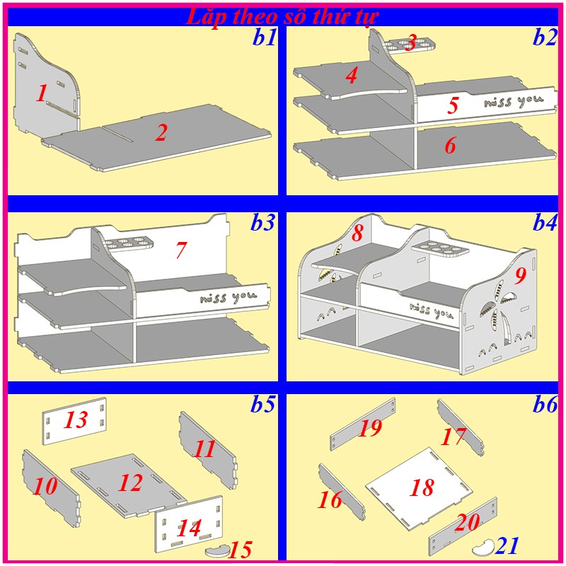 kệ đựng mỹ phẩm bằng gỗ cao cấp, trang trí nhà cửa h01