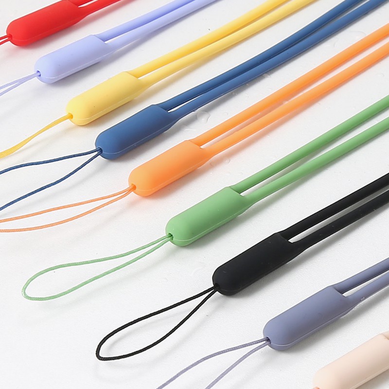 Dây treo điện thoại - thẻ ID - USB đeo tay silicone dẻo tiện lợi nhiều màu sắc