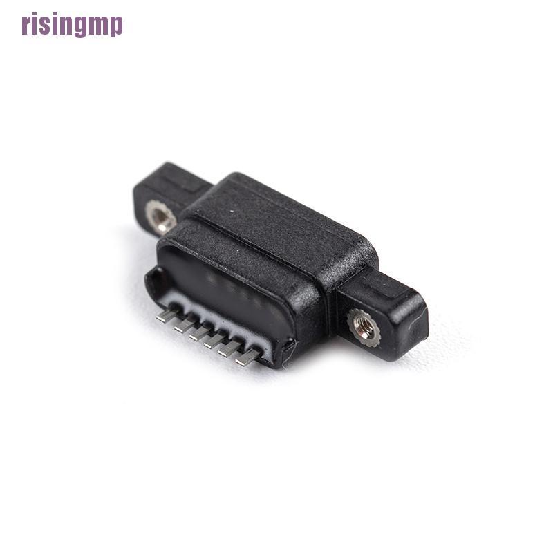 Set 2 đầu kết nối USB 3.1 Type-C 6 chấu dùng tự làm cổng sạc PCB