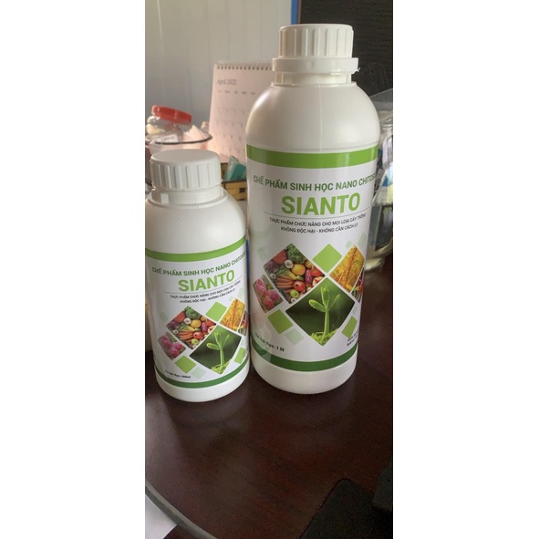 CHẾ PHẨM SINH HỌC SIANTO 1Lit KÍCH THÍCH SINH TRƯỞNG, KHÔNG MÙI, KHÔNG ĐỘC- CHÍNH HÃNG