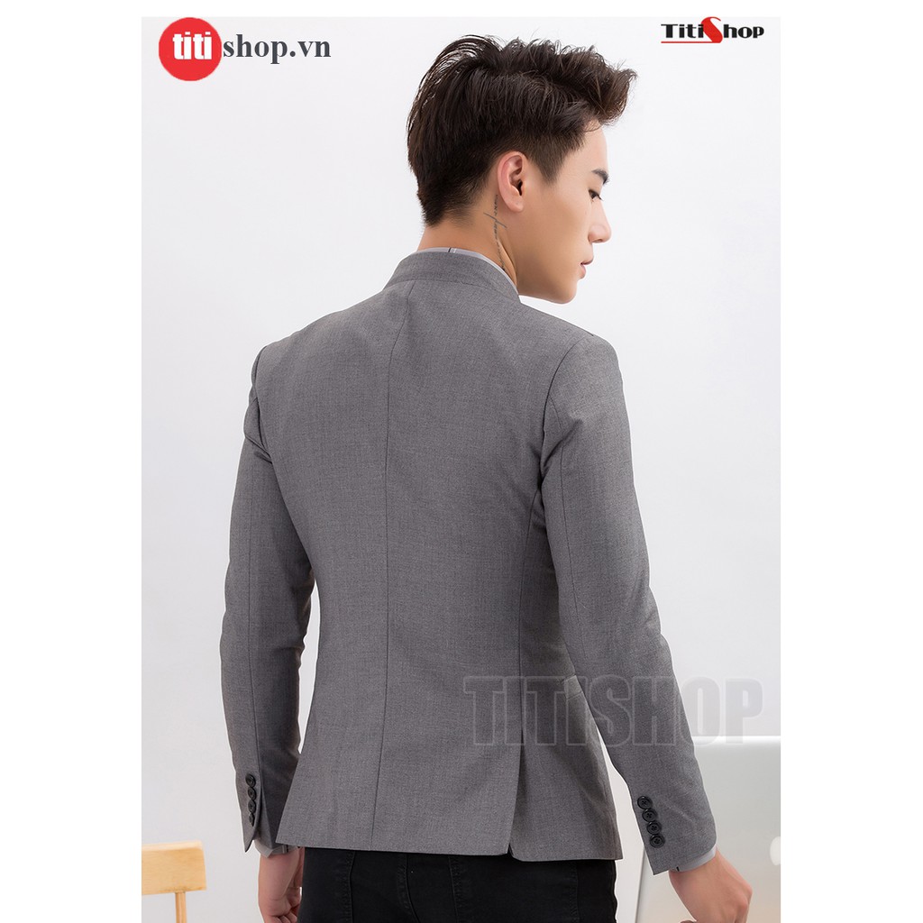 Aó vest Cách tân giả vest Titishop AKN500 Xám