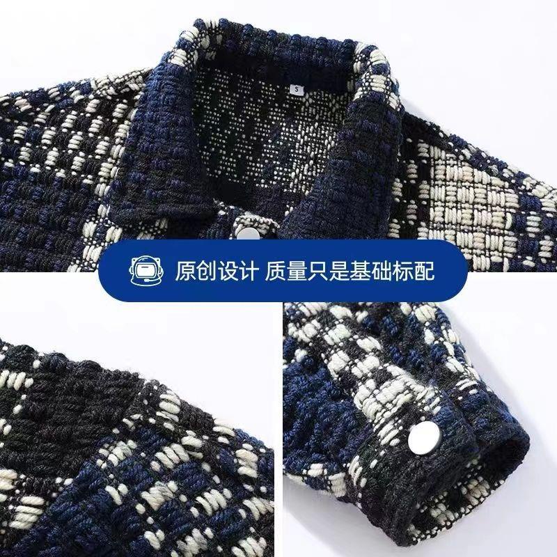 Áo Khoác Dệt Phong Cách Retro Thời Trang Mùa Thu Dành Cho Nam Giới