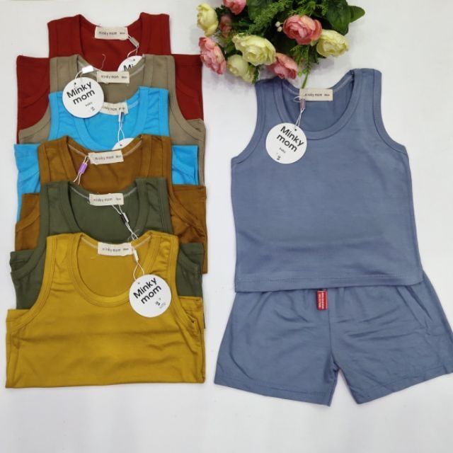 Bộ quần áo 3 lỗ chất cotton mát cho bé
