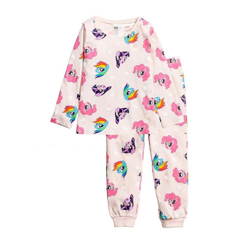 Bộ thun dài tay H&M cho bé gái 2 - 10 tuổi