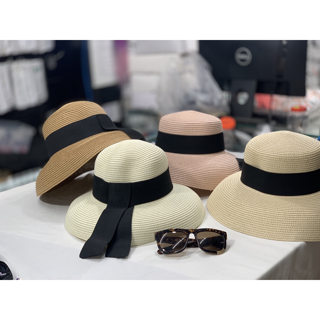 MŨ CHUÔNG CÓI MIX DÂY TO BẢN TO - PHONG CÁCH TIỂU THƯ HÀN QUỐC