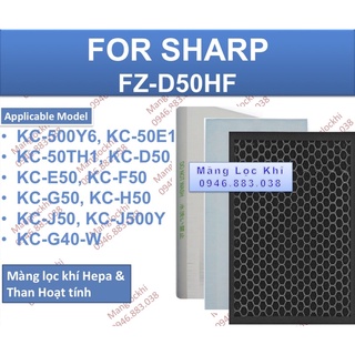 Màng lọc Hepa+Than hoạt tính Sharp( FZ-D50HF) KC-D50,E50