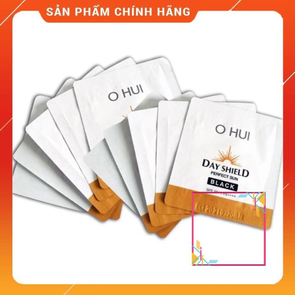 Gói kem chống nắng OHUI Day Shield Perfect Sun Black