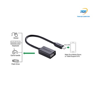 Cáp OTG Micro USB to USB Ugreen 10396