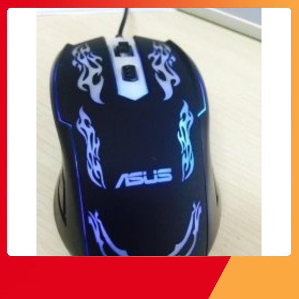 HIOT CHUỘT VẢY RỒNG CÓ LED DÂY DÙ ASUS - HP CHUYÊN GAME RE
