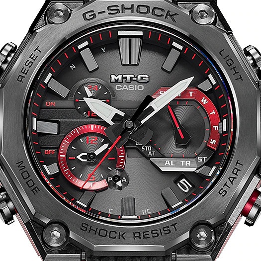 Đồng Hồ Casio Nam Dây Thép Không Ghỉ Chính Hãng GSHOCK MTG-B2000YBD-1A