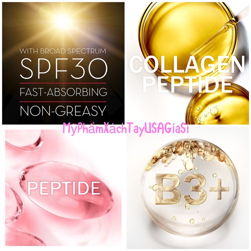 Kem dưỡng ẩm chống lão hóa và tái tạo da ban ngày Olay Collagen Peptide 24 Hydrating Moisturizer SPF 30 Hàng Mỹ