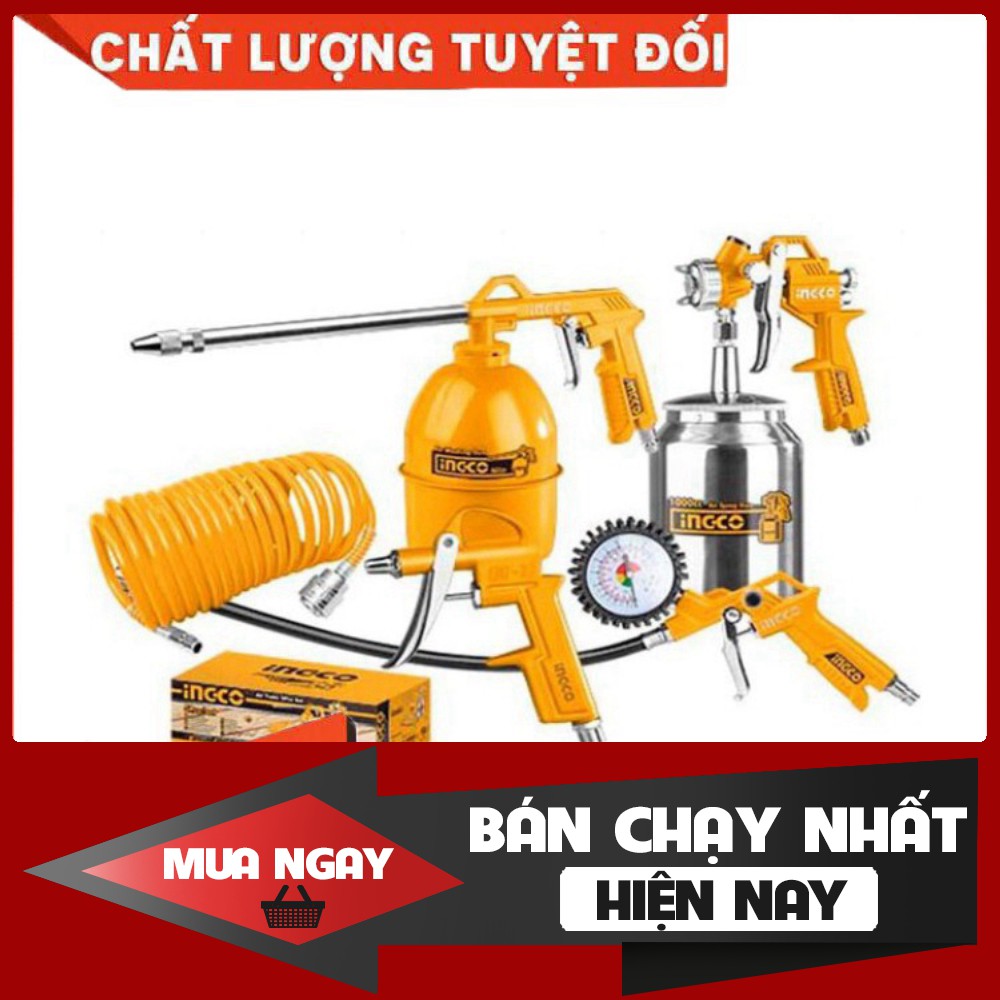 Bộ 5 công cụ dùng khí nén INGCO AKT0051-3 [bảo hành chính hãng]