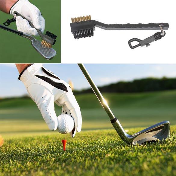 Bàn Chải 2 Mặt Dùng Làm Sạch Gậy Đánh Golf