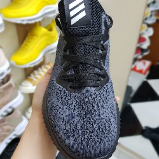 [TẶNG HỘP+TẤT] Giày thể thao giày sneaker Alpha bounce đen xám