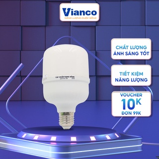 Bóng Đèn Led Trụ Nhựa Rạng Đông Siêu Tiết Kiệm Điện Năng, Chip LED Thông Minh Công Suất Cao