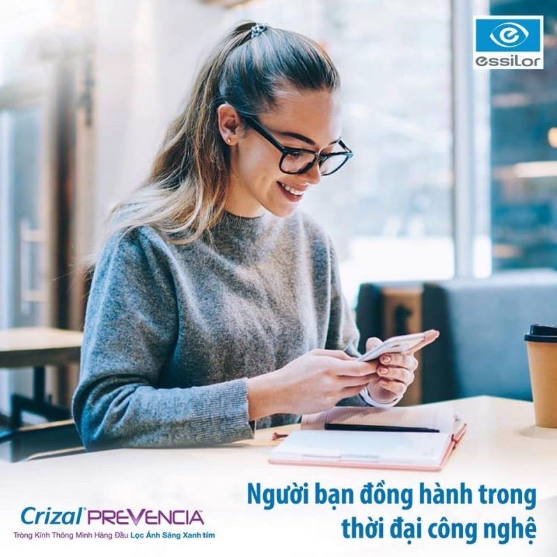 Tròng Kính Essilor 1.56 Prevencia - Chính Hãng - Pháp