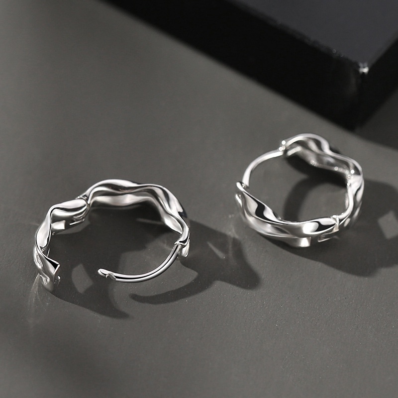 Bông Tai S925 Phong Cách Hip Hop Âu Mỹ Độc Đáo Thời Trang Cho Nam Và Nữ F834