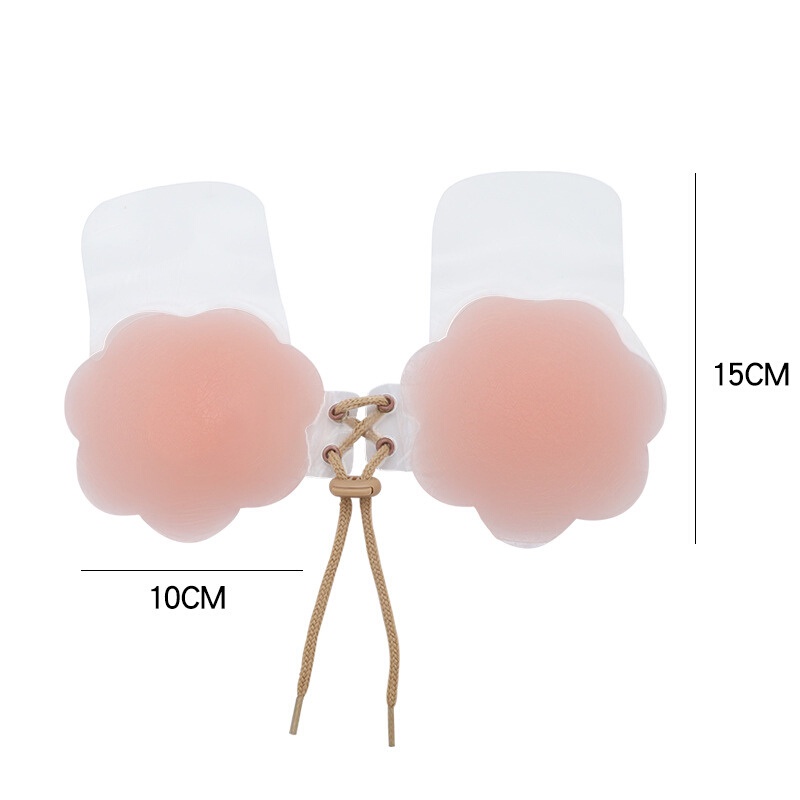 Áo Dán Ngực Eva Bra Rút Dây Tạo Khe Kéo Nâng Ngực Định Hình Vòng 1 GB6789