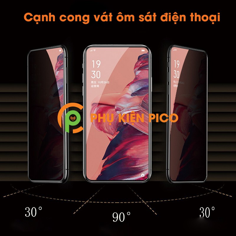 Kính cường lực Oppo Reno 2F / Oppo Reno 3 full màn hình viền đen siêu mỏng độ cứng 9H - Dán màn hình Oppo Reno 2F