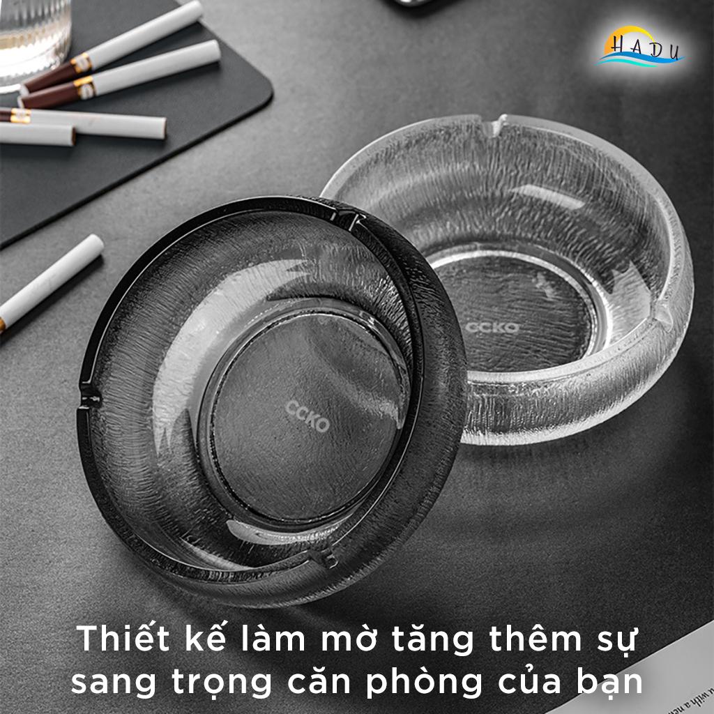 Gạt Tàn Thuốc Lá Thủy Tinh Cao Cấp Nhiều Màu Sang Trọng CCKO
