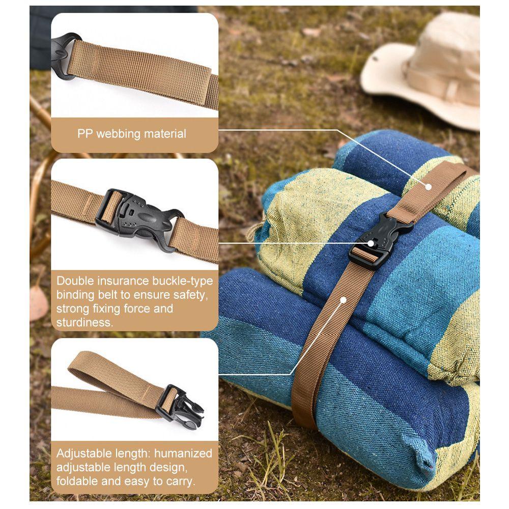 Bộ 2 Dây Đai Giữ Đồ Đa Năng Tiện Dụng Cho Hoạt Động Ngoài Trời